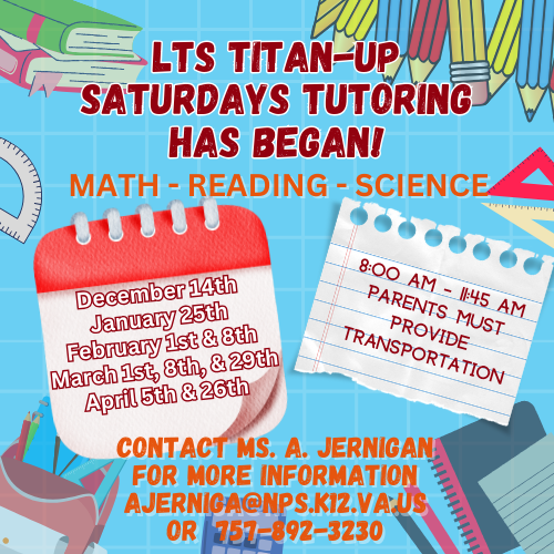  Titan Up Saturday Tutoring